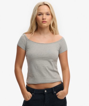 Top Bardot &agrave; &eacute;paules d&eacute;nud&eacute;es Image 1