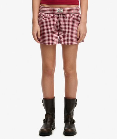 Organic Cotton Stripe Elasticated Shorts Image 4