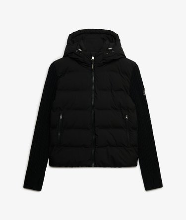 Giacca Ibrida con Maniche a Trecce Image 7