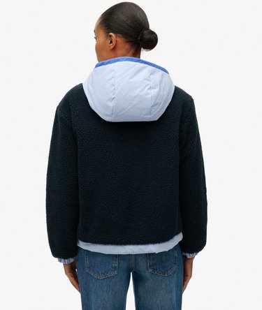 Vintage Sherpa Fleece Jakke Image 6