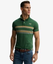 Polo en jersey &agrave; rayures Vintage