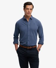 Chemise Piqu&eacute; Vintage Destroy Manches Longues