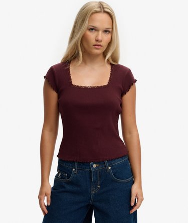 Athletic Essentials Square Neck T-Shirt Image 1