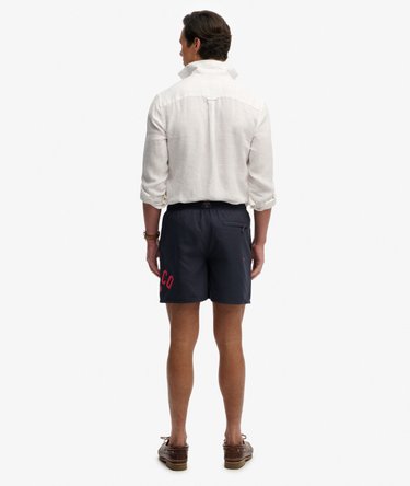 Painetulla logolla varustetut 16-tuumaiset uimashortsit Image 8