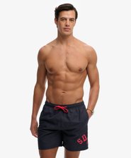 Painetulla logolla varustetut 16-tuumaiset uimashortsit