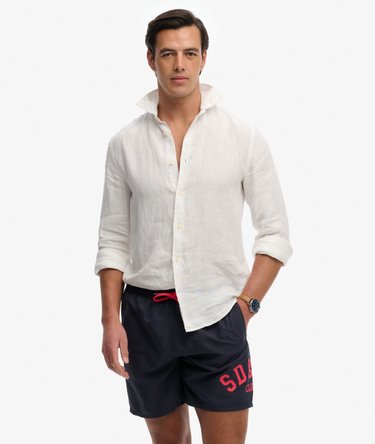 Painetulla logolla varustetut 16-tuumaiset uimashortsit Image 3