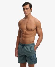 Printed Logo 16-Inch Swim Shorts