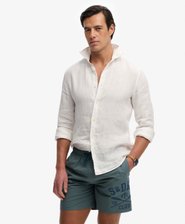 Printed Logo 16-Inch Swim Shorts