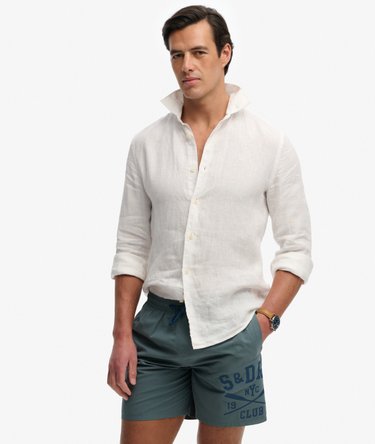 Printed Logo 16-Inch Swim Shorts Image 2