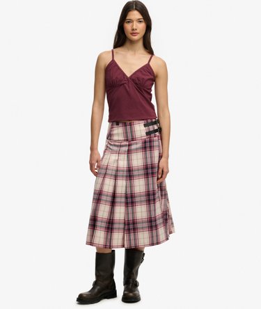 Athletic Essentials V-Ausschnitt Top mit Spitzenbesatz Image 3