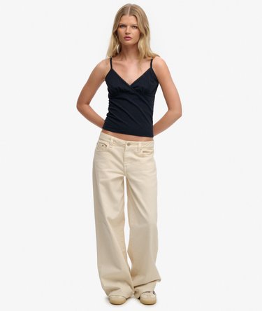 Athletic Essentials Trim V-Neck Vest Top Image 3