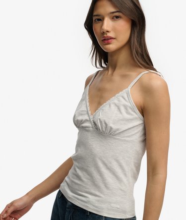 Athletic Essentials Trim V-Neck Vest Top Image 2