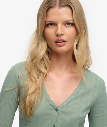 Cardigan Pointelle Athletic Essential Image 4