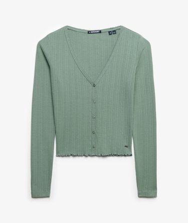 Cardigan Pointelle Athletic Essential Image 7