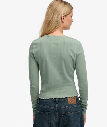 Cardigan Pointelle Athletic Essential Image 5