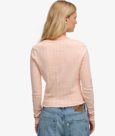 Cardigan Pointelle Athletic Essential Image 5