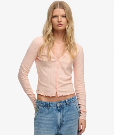 Cardigan Pointelle Athletic Essential Image 1