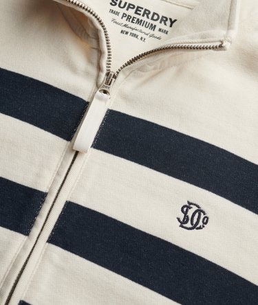 Studios Stripe Half Zip Sweatshirt Image 6