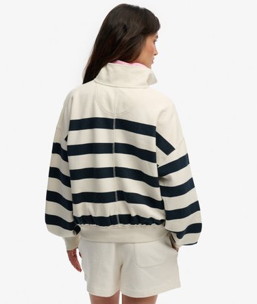 Studios Stripe Half Zip Sweatshirt Image 5