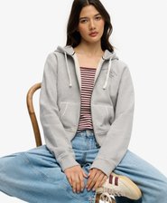 Athletic Essentials Cropped Zip Hoodie