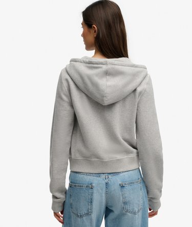 Athletic Essentials Cropped Zip Hoodie Image 5