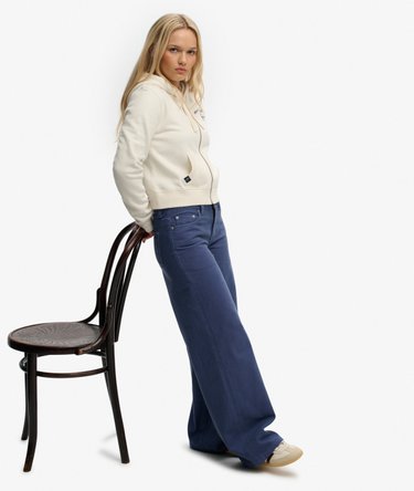 Athletic Essentials Cropped Zip Hoodie Image 2