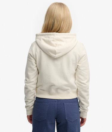 Athletic Essentials Cropped Zip Hoodie Image 5