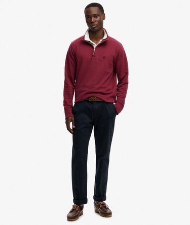 Preppy tr&ouml;ja med kort dragkedja Image 3