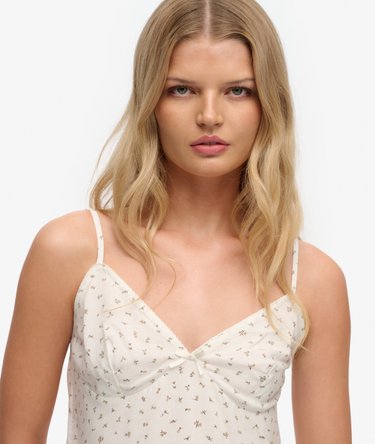 Printed Cami Top Image 4