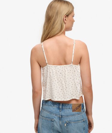 Printed Cami Top Image 5