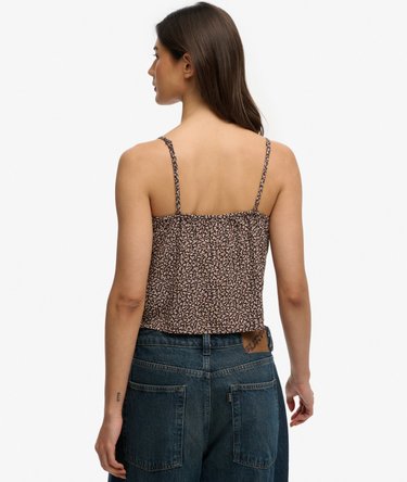 Printed Cami Top Image 5