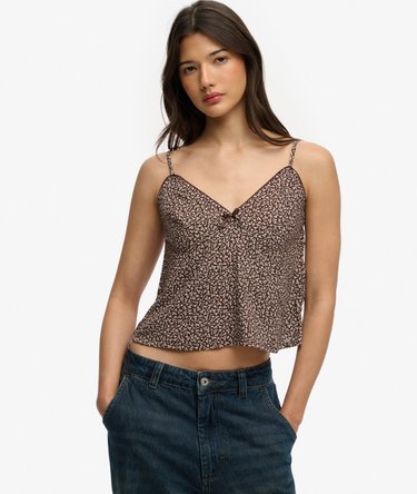 Printed Cami Top Image 2