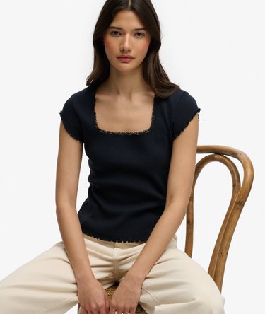 Athletic Essentials Square Neck T-Shirt Image 2