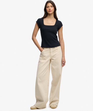 Athletic Essentials Square Neck T-Shirt Image 3