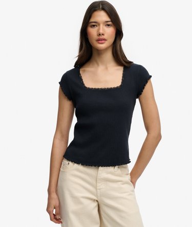 Athletic Essentials Square Neck T-Shirt Image 1