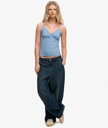 Athletic Essentials Trim V-Neck Vest Top Image 3