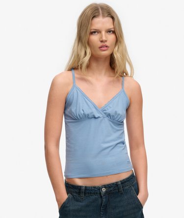 Athletic Essentials Trim V-Neck Vest Top Image 1