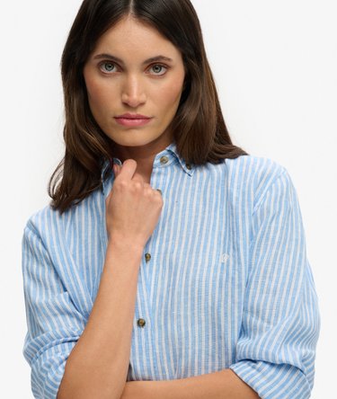 Koszula Premium Linen o dopasowanym kroju Image 4