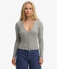 Cardigan Pointelle Athletic Essential