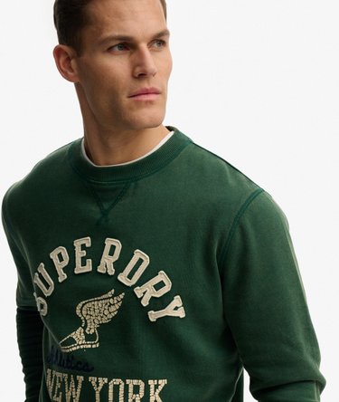 Vintage Athletic Crew Sweatshirt Image 2