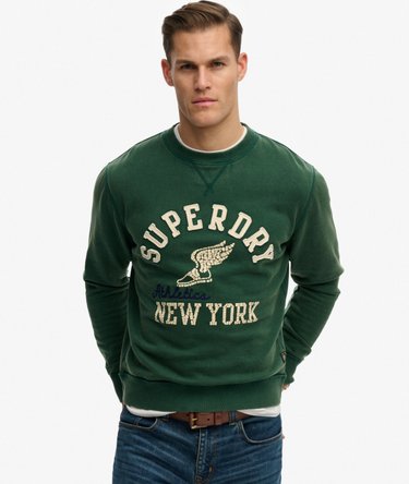 Vintage Athletic Crew Sweatshirt Image 1