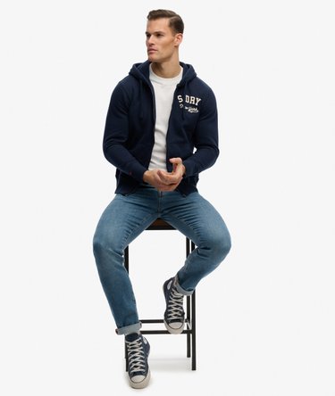 Sweat &agrave; capuche zipp&eacute; Vintage Athletic Image 2