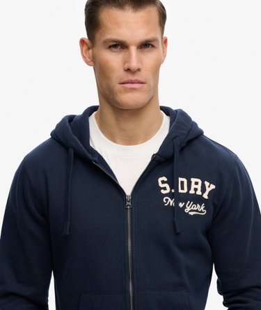 Sweat &agrave; capuche zipp&eacute; Vintage Athletic Image 4