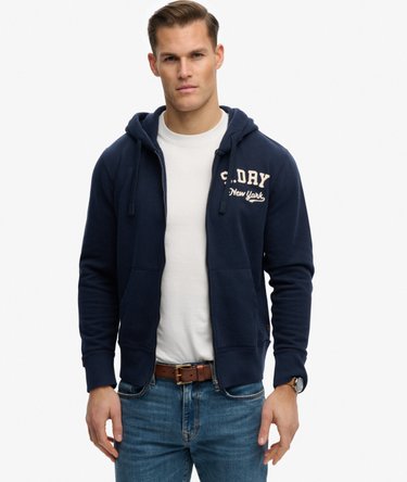 Sweat &agrave; capuche zipp&eacute; Vintage Athletic Image 1