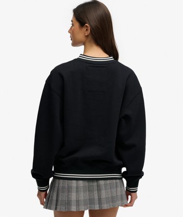 Country Club Crest V-Neckline Sweatshirt Image 5