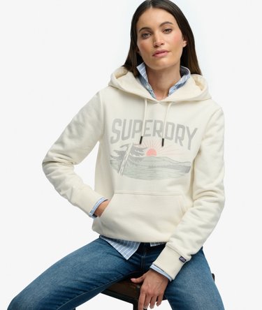 Retro Outdoor Relaxed Hoodie Image 2