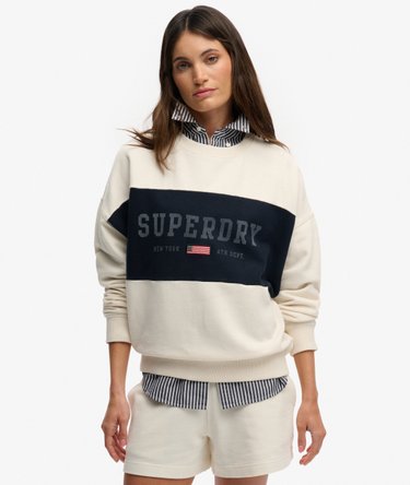 Athletic Essentials Flag Embroidered Sweatshirt Image 2