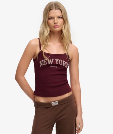 Athletic Essentials Graphic Print Cami Top Image 1