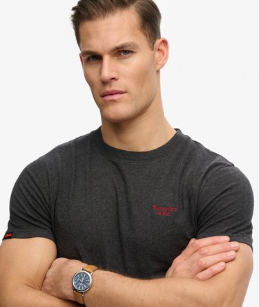 Essential Serif Logo Embroidered T-Shirt Image 1