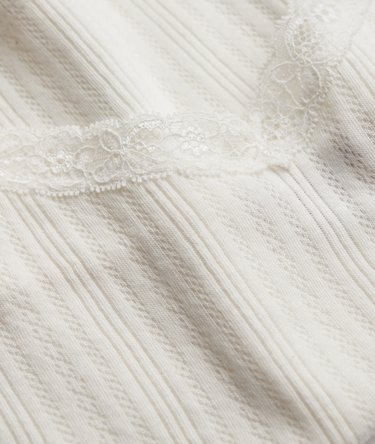 Athletic Essentials V Neck Pointelle Cami Top Image 5